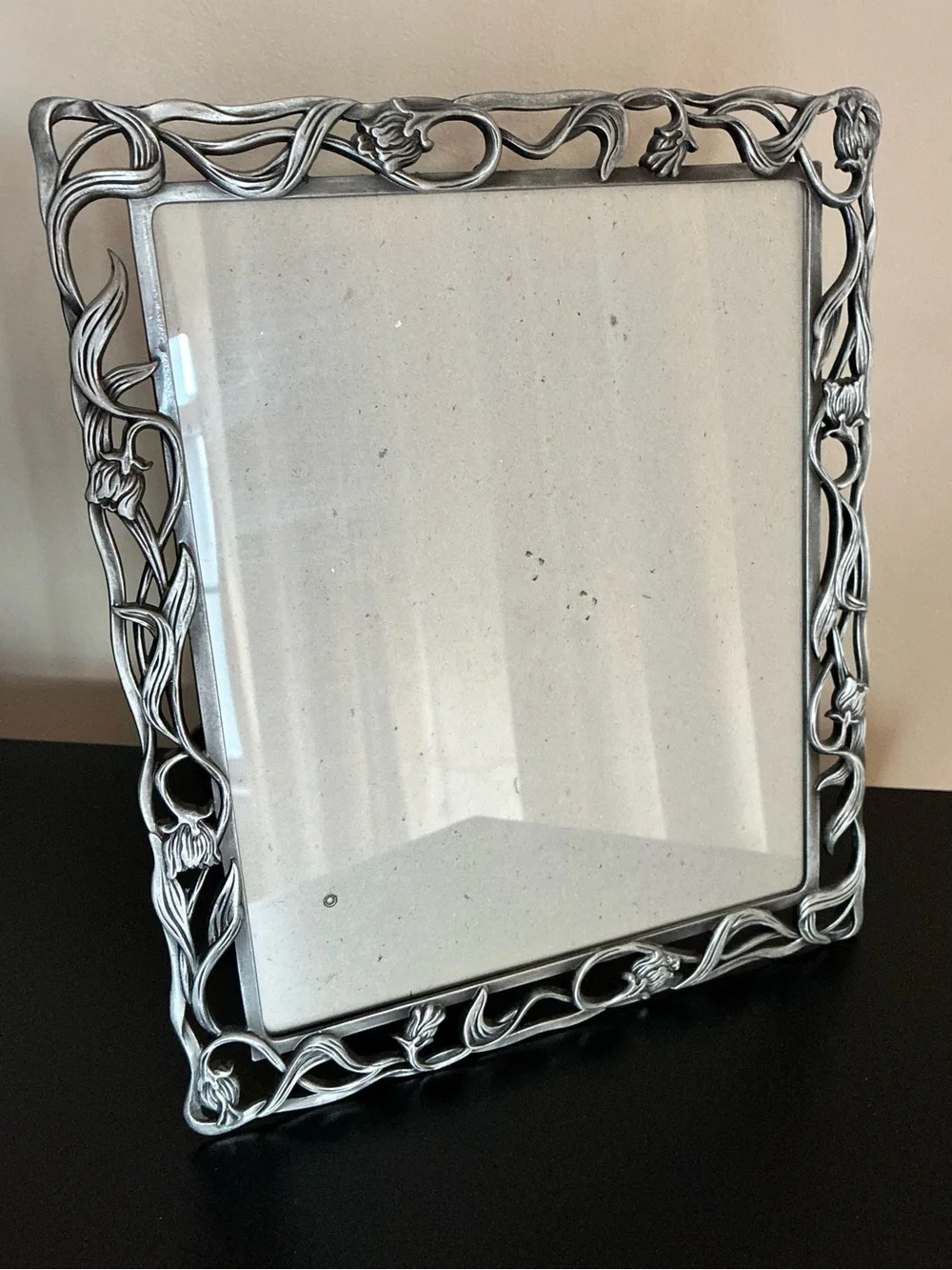 Vintage Ashleigh Manor Pewter Photo Frame, 1990s, 8x10